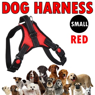 （hot）Nylon Heavy Duty Dog Pet Harness Collar K9 Padded Large Medium Small Leash Dog vest