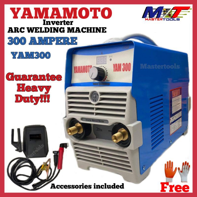 Yamamoto Arc Inverter Welding Machine 300amp Heavy Duty Free Gloves Shopee Philippines 