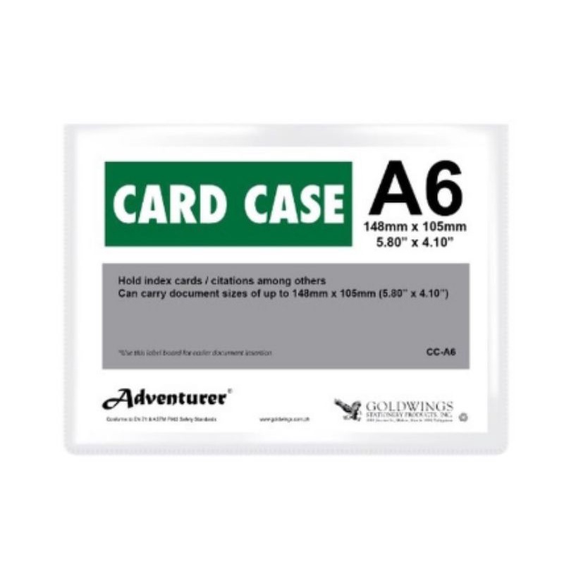 Adventurer Card Case A6 Shopee Philippines