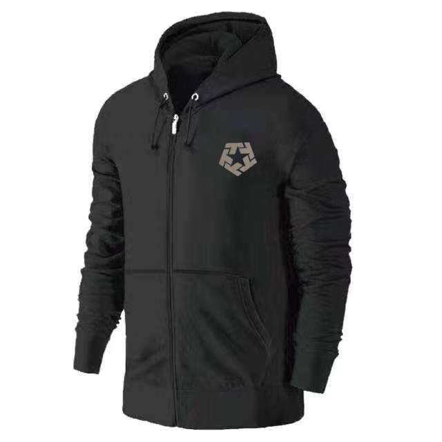 Men's jacket  hoodie  jacket with zipper 2 pockets Makalpal cottn #3