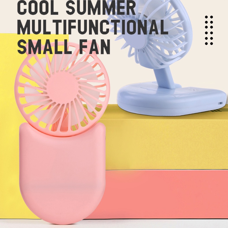 Desk Electric Fan Small foldable fan with USB charging retractable 3