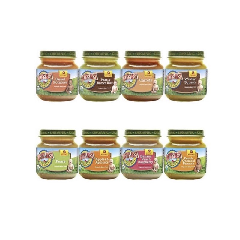 earth's best organic stage 1 baby food