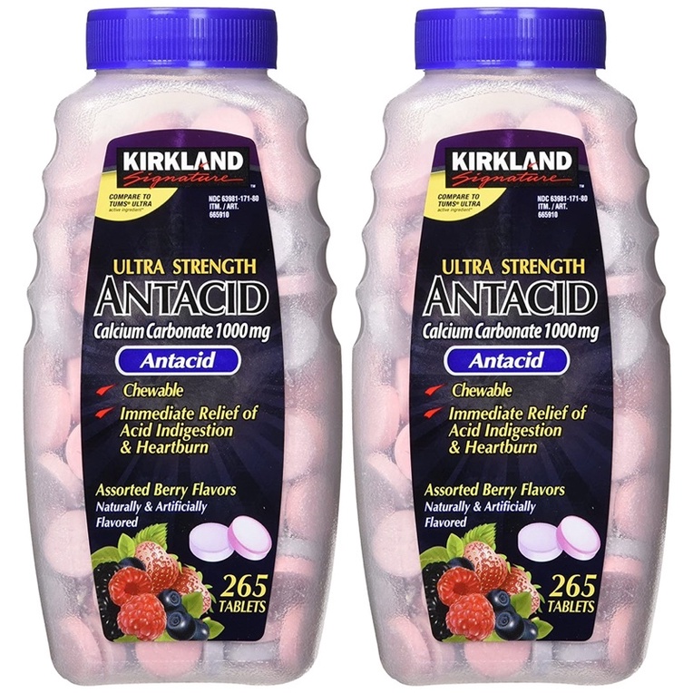Kirkland Signature Antacid 265 Tablets Shopee Philippines