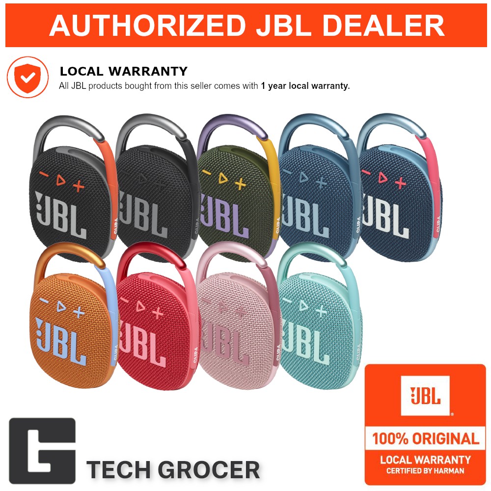 JBL Clip 4 UltraPortable Waterproof Speaker Shopee Philippines