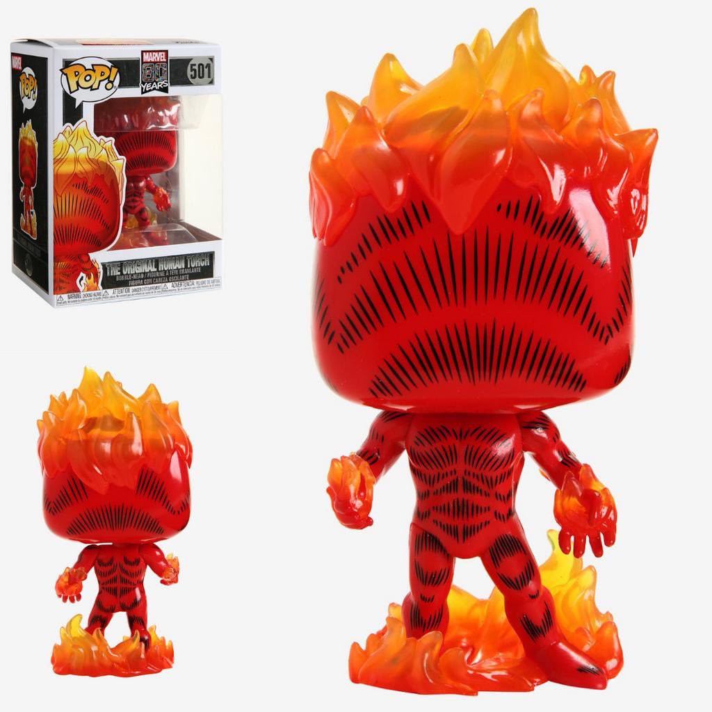 human torch pop funko