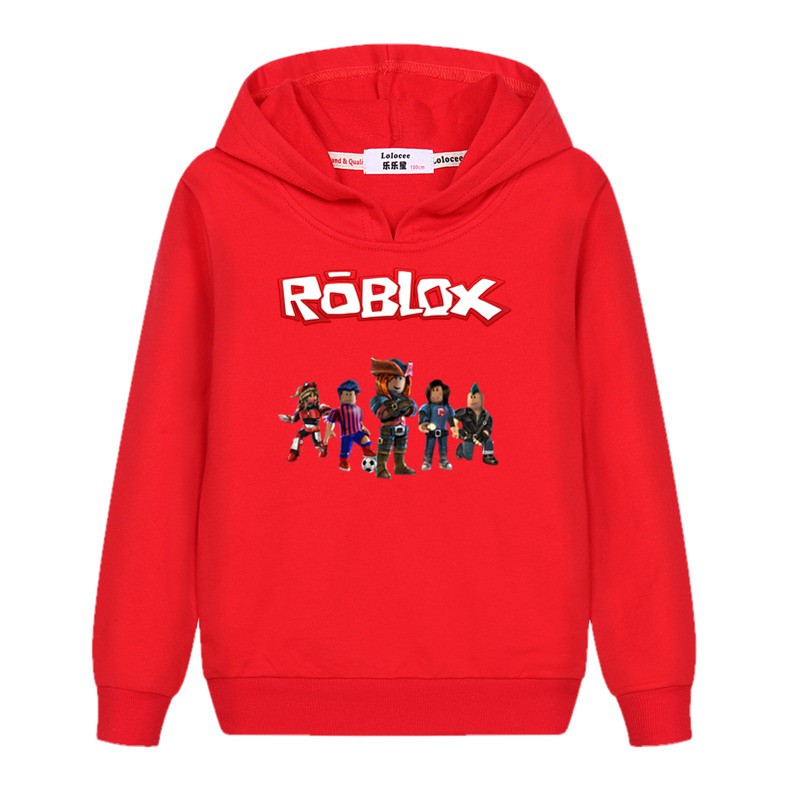 Fashion Hoodies Roblox Boys Sports Jacket Kids Cotton Sweater - roblox red bomber jacket