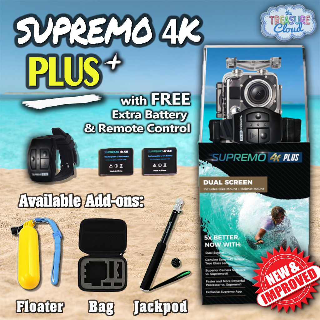 Supremo 4K PLUS Action Camera Shopee Philippines