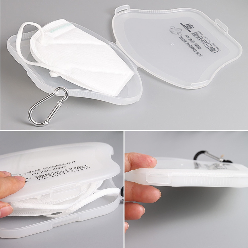 Portable Disposable Face Mask Case Storage Box Masks Container Holder