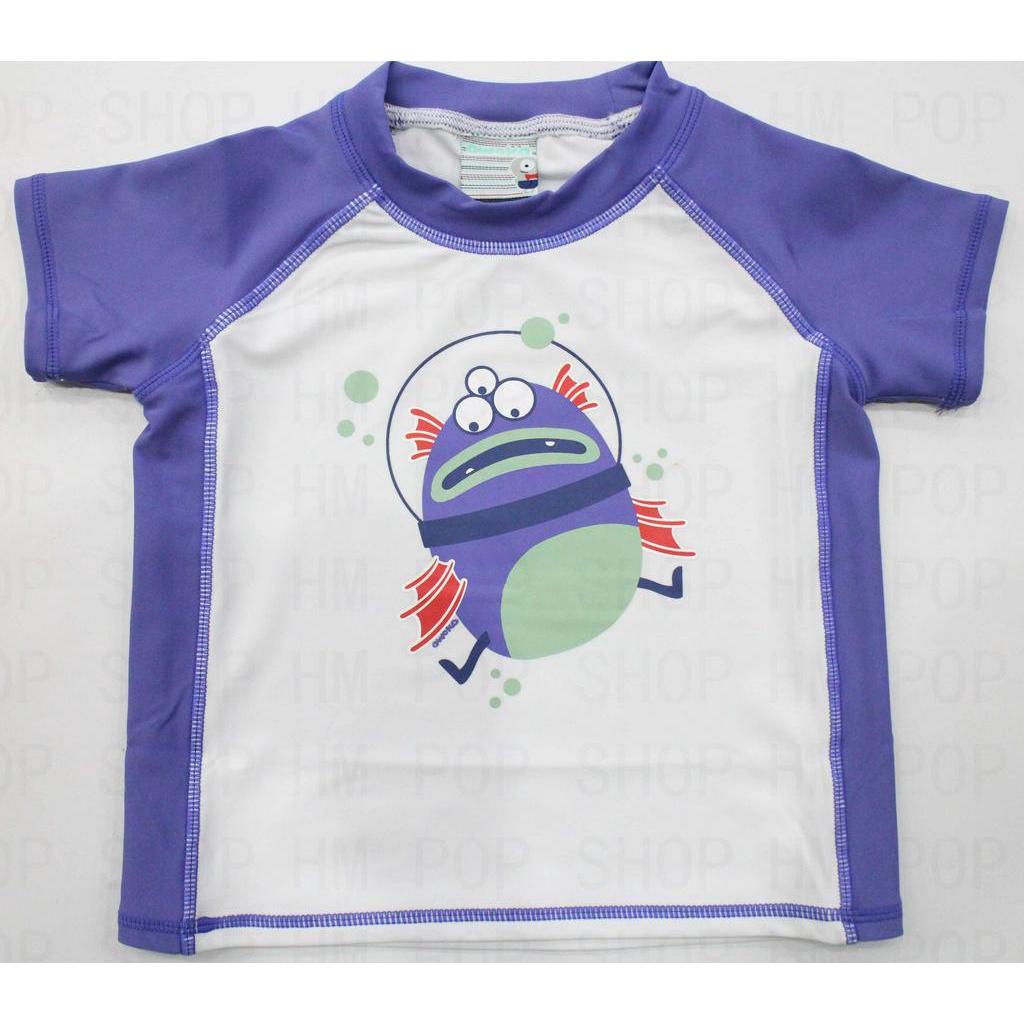 Swimwear for kids Boys swimsuit rush guard Sunscreen Beach kids Swimsuit Short-sleeved swimsuit