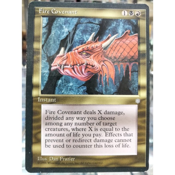 Magic: The Gathering(MTG) Card Fire Covenant Ice Age | Shopee Philippines