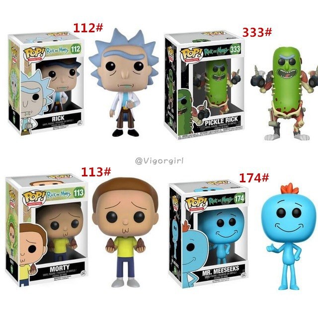 mini funko pop rick and morty