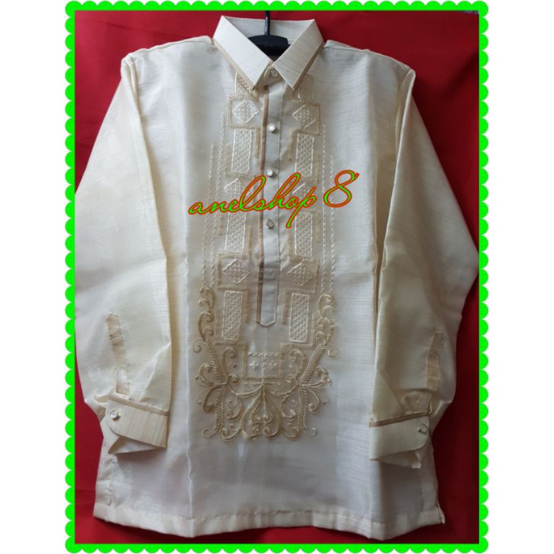 barong tagalog sports collar(double lining) | Shopee Philippines