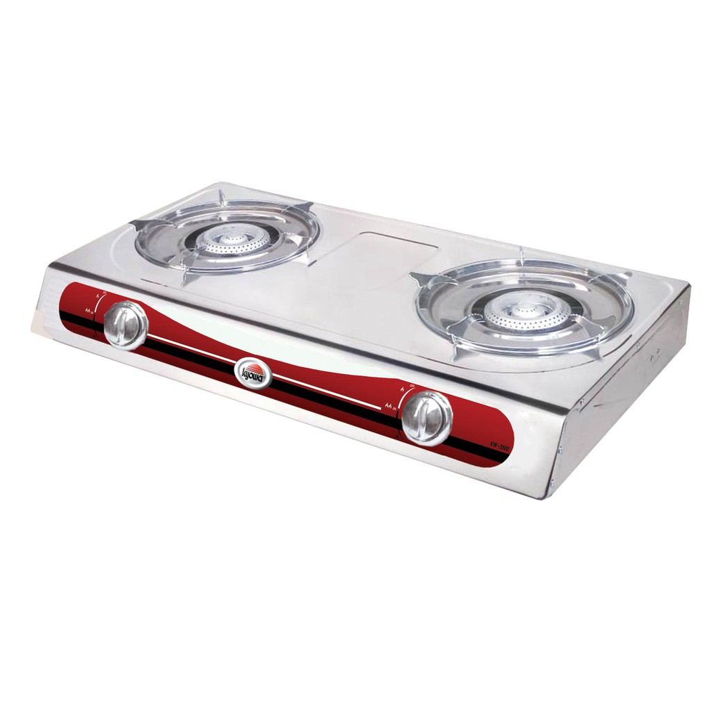 Kyowa Double Burner Gas Stove (Silver) KW3500 Shopee Philippines