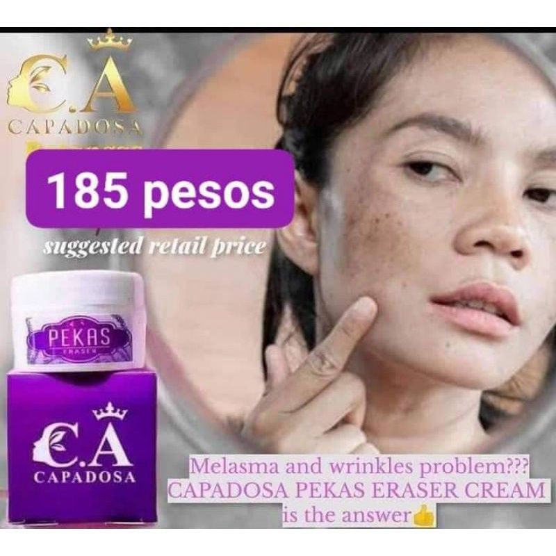 COD Pekas Eraser Cream by Capadosa All in 1 Cream for Melasma and