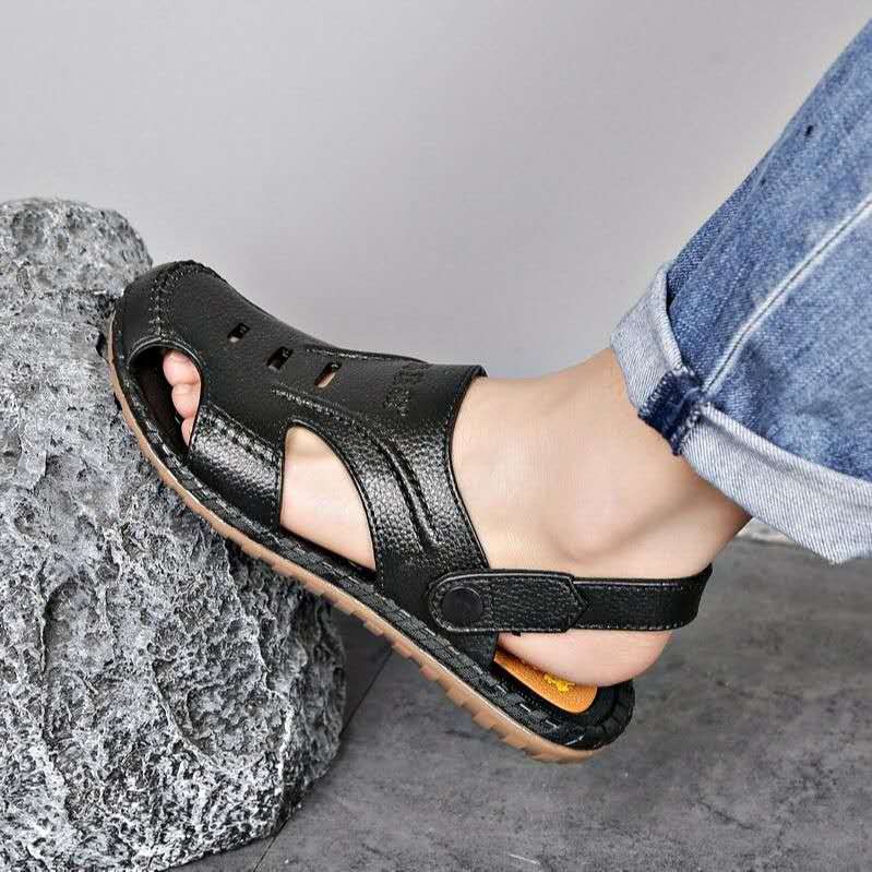 【Smile】Summer Rubber Sandals Beach Casual Fashion Non-slip Wearable ...