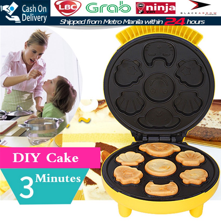 【Fast Delivery】Electric Hot Cake Maker Cup Pan Egg Waffle Shopee
