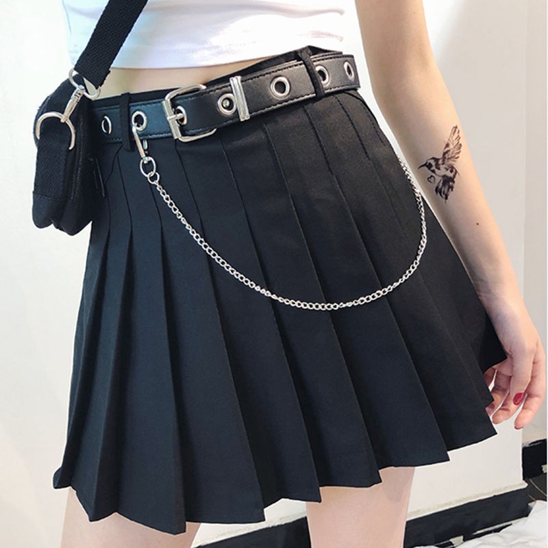 belt detail skirt