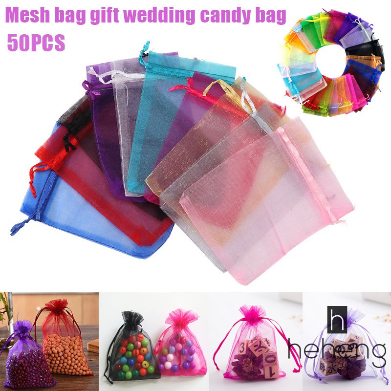 wedding drawstring bags