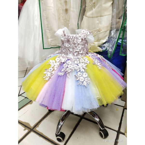 unicorn theme gown