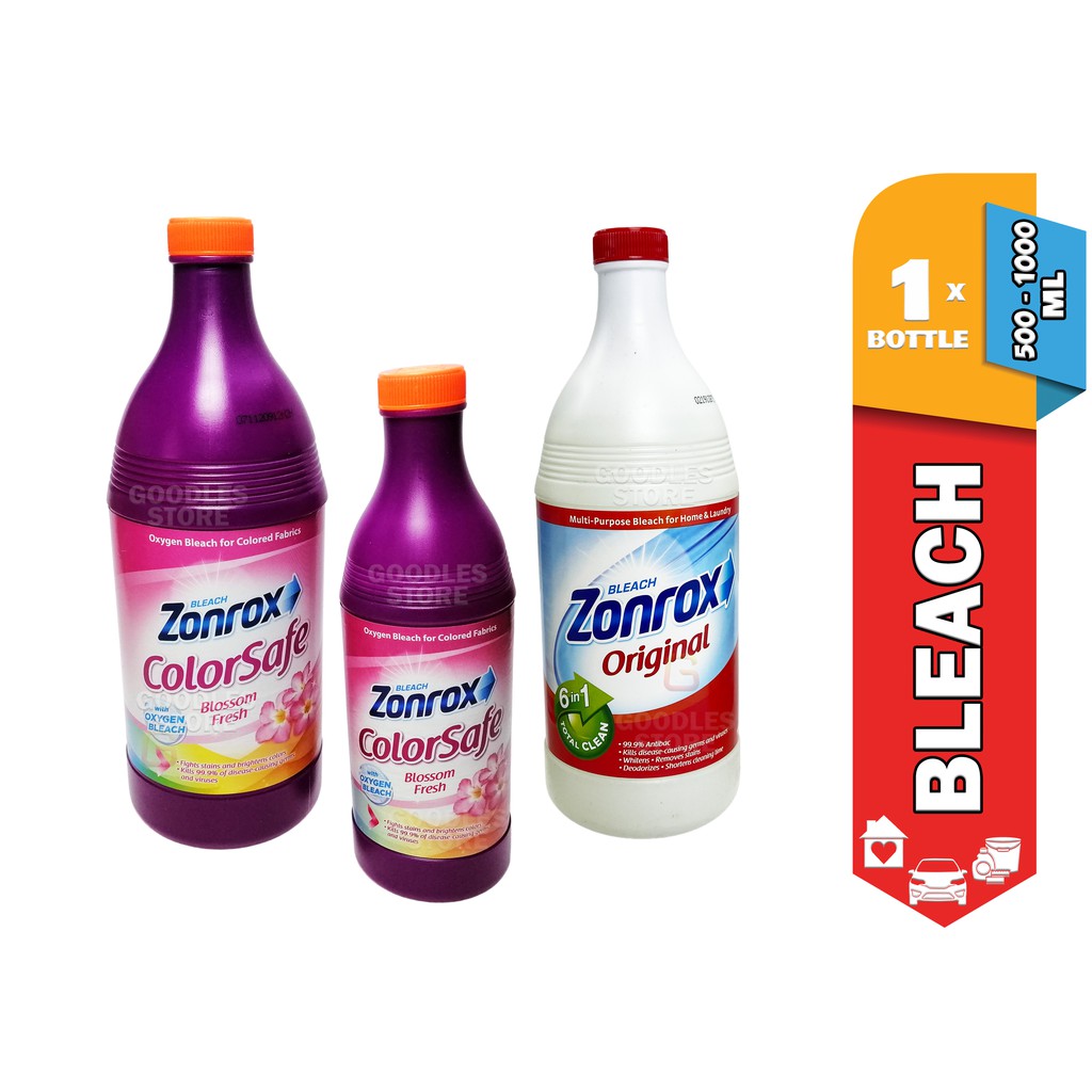 Zonrox Bleach Original Zonrox Bleach Colorsafe Clorox Disinfectant