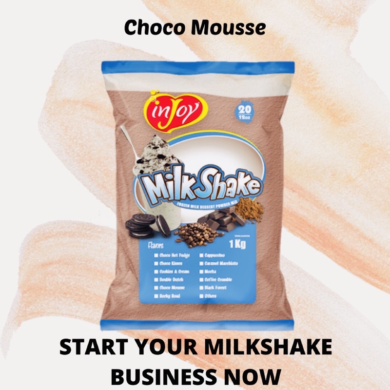 Choco Mousse Milkshake 1kg. Injoy | Shopee Philippines