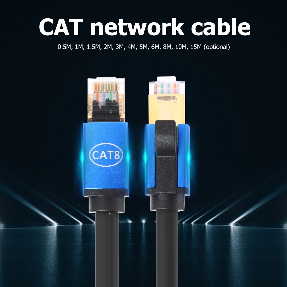 Cat8 Cable STP 40Gbps Super Speed Cat 8 RJ45 Network Lan Patch Cord Shopee Philippines