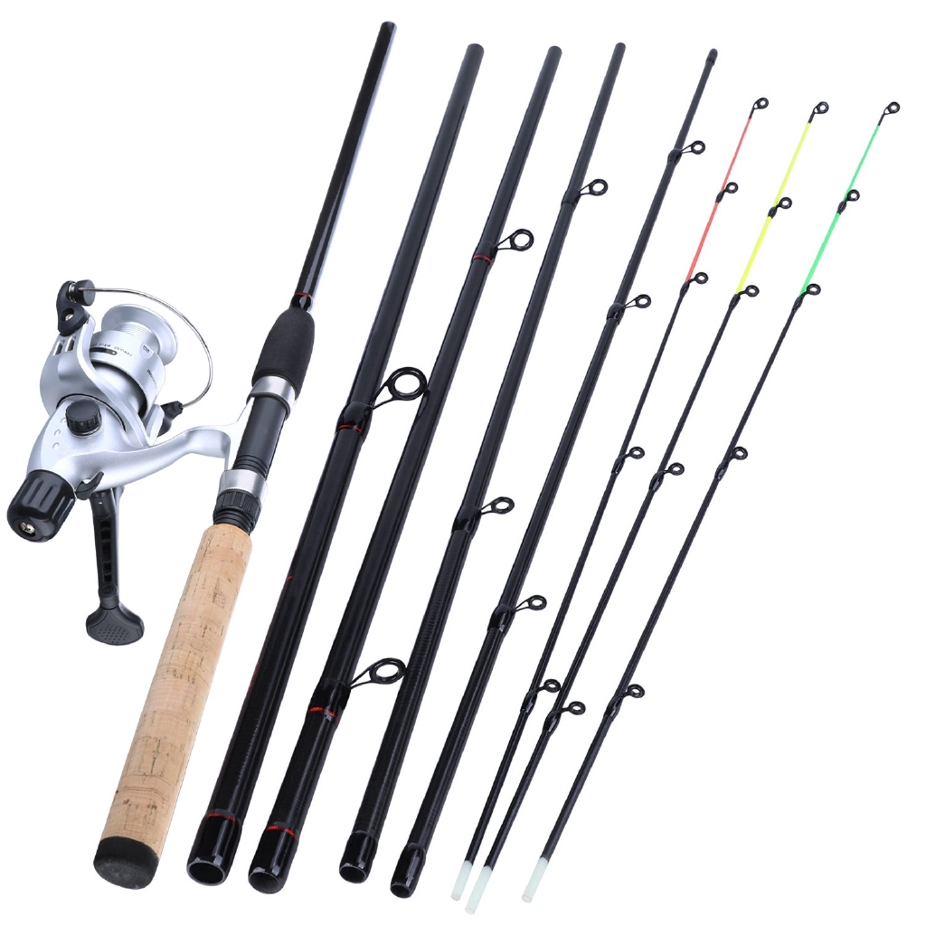 Sougayilang 3m Carp Fishing Rod Reel Set Spinning Fishing