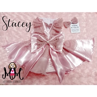 High Quality Dog Gown/ Cat Gown/ Pet Dress/ Pet Clothes/ Dog Dress/ Cat Dress (Code: Stacey Gown)
