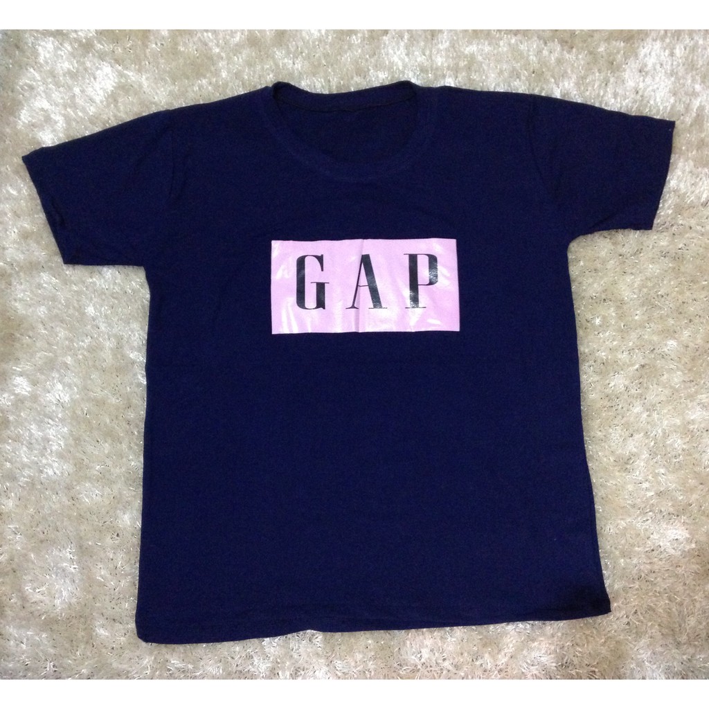 Gap Unisex Round Neck T Shirt Shopee Philippines
