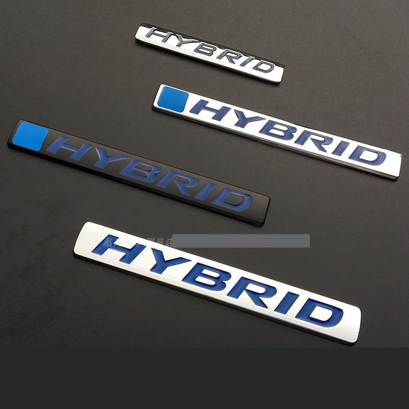 HYBRID logo Letter sticker for Honda Civic Accord Fit CRV CITY Rear ...