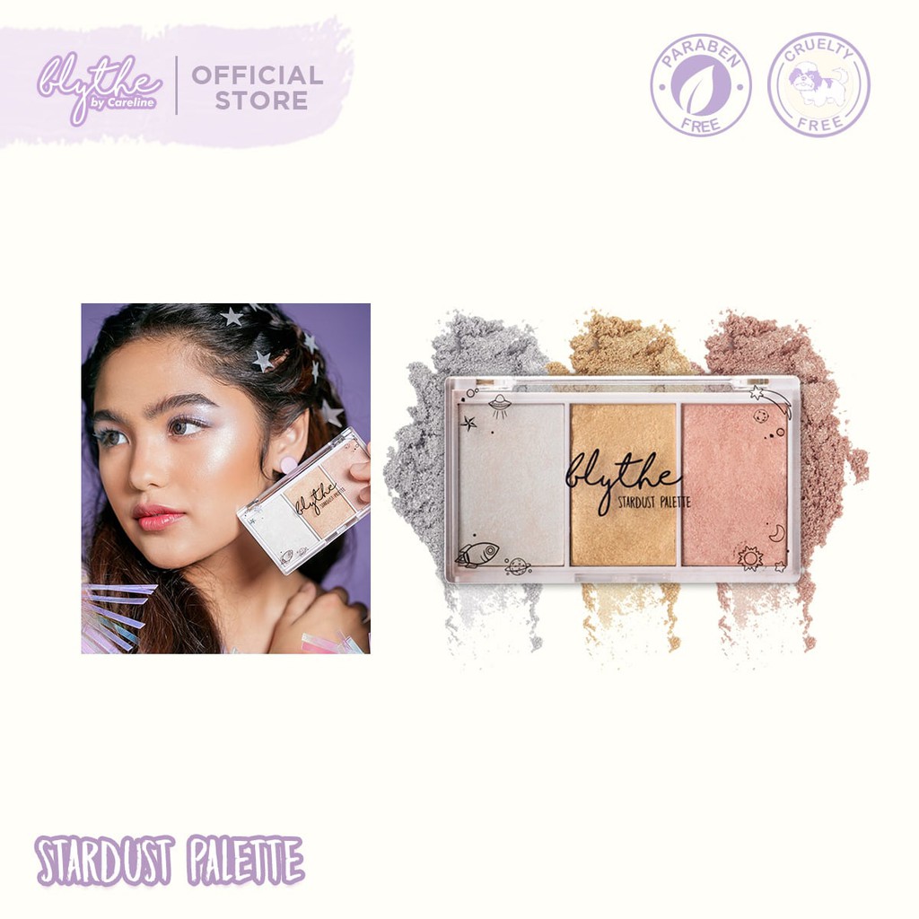 Careline Blythe Stardust Palette [Highlighter, Multi use, Makeup