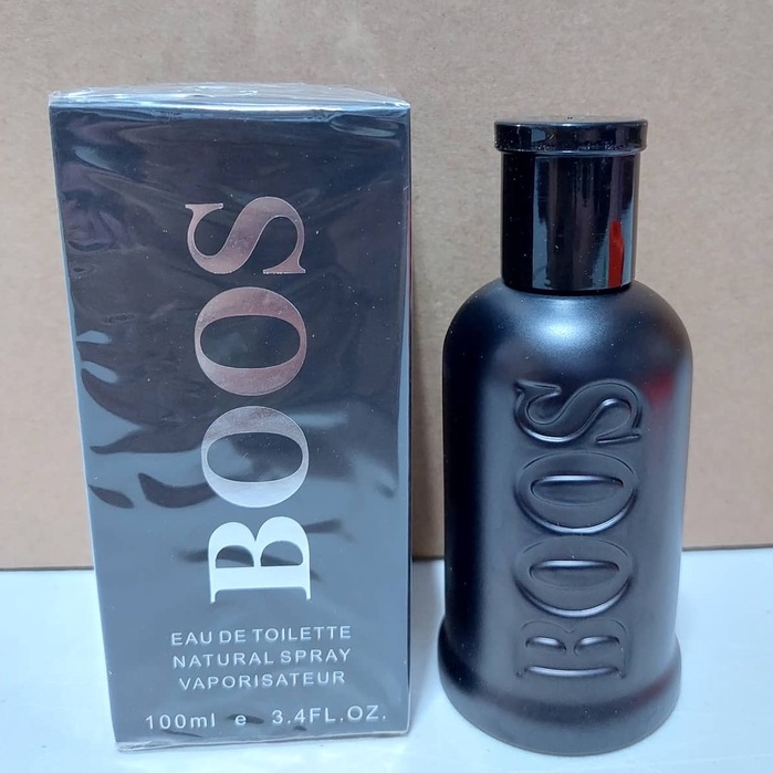 Boos Black eau de toilette for men 100ml | Shopee Philippines