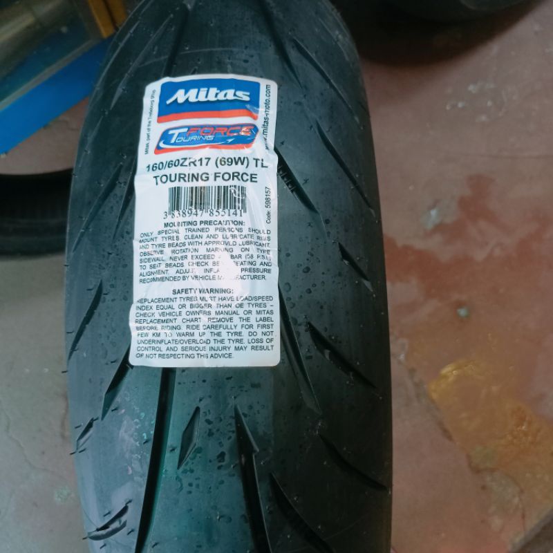 160 60 17 Tubeless Touring Force Mitas Shopee Philippines