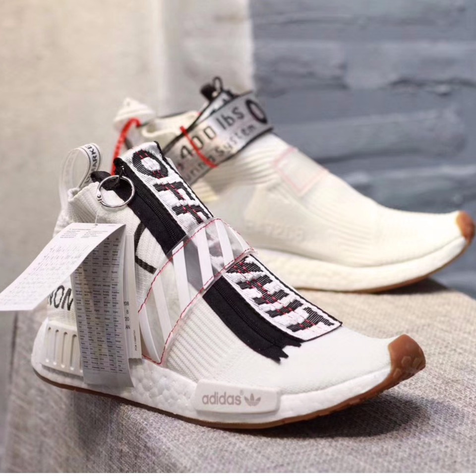 nmd city sock 2 white