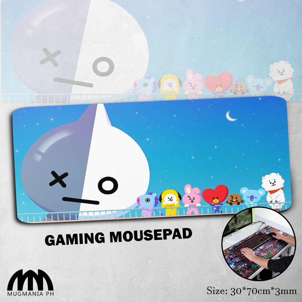BTS x BT21 Gaming Mouse Pad Mugmania BT21 Character BT21 Gaming