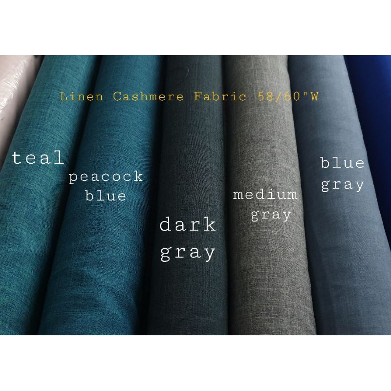 Linen Cashmere Fabric 58/60" Width Shopee Philippines