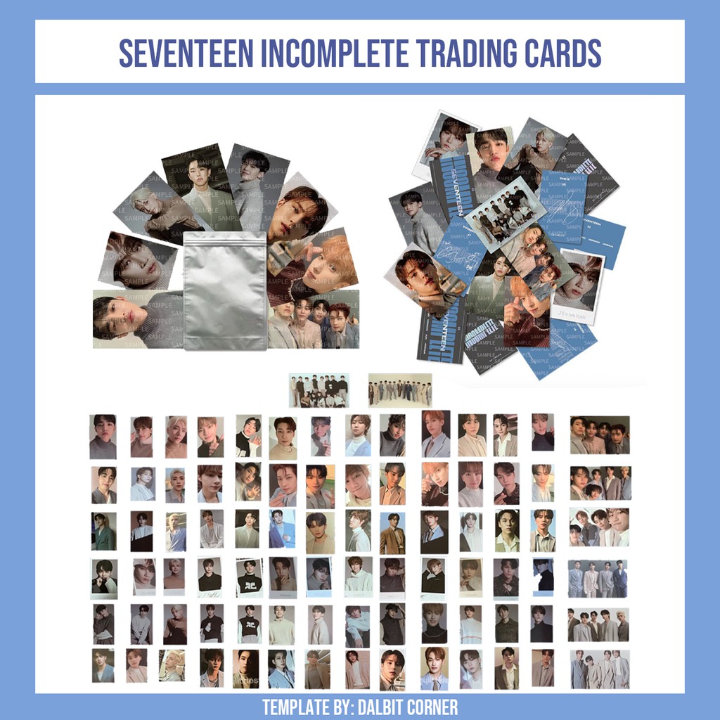 SEVENTEEN Incomplete Trading Card | Photocard [COD; ONHAND] | Shopee  Philippines