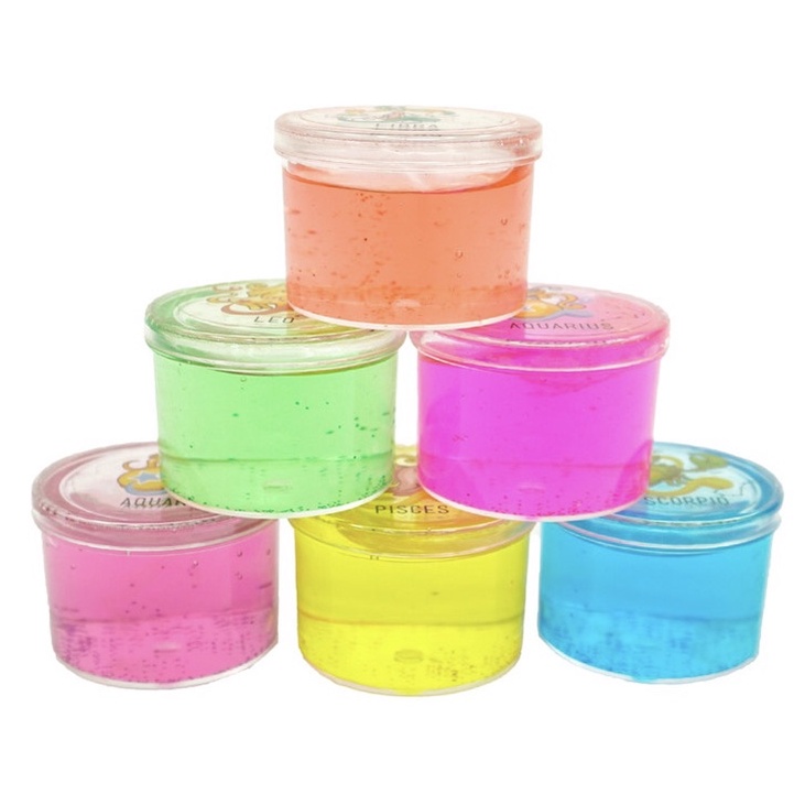 Mini Jar Slime Toy For Kids Party Flavors Sludge For Kids Stress Relief 