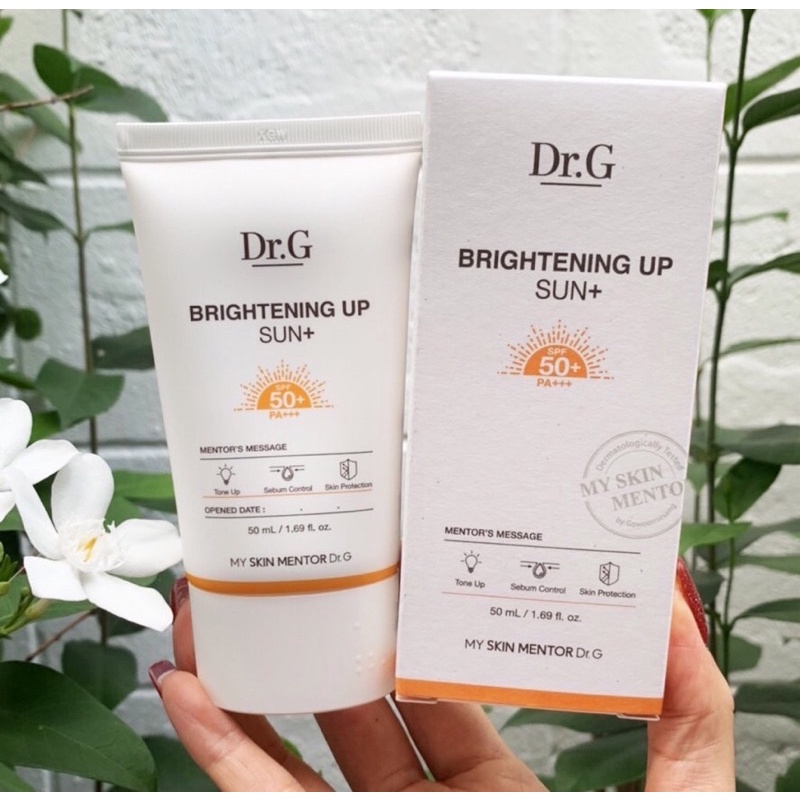 Sunscreen Dr.G Brightening Up Sun + SPF50 + PA +++ 50ml.  Shopee Philippines