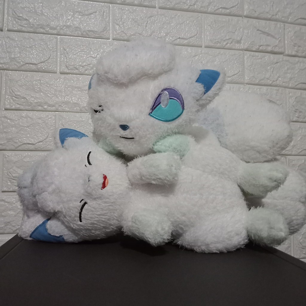 white vulpix plush