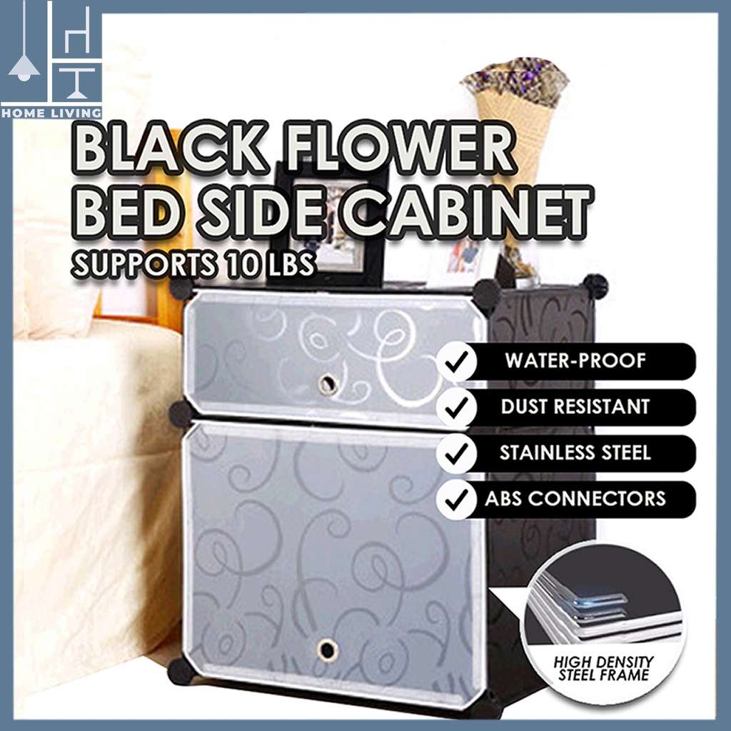 Waterproof bed side table organizer mini cabinet | Shopee Philippines