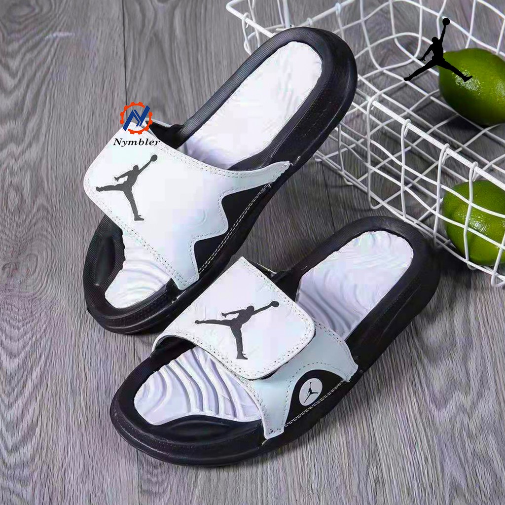 jordan slippers blue