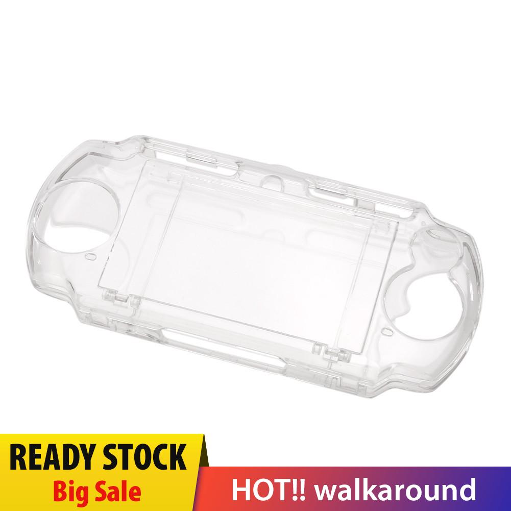 Whitelotous Protector Clear Clip on Crystal Travel Carry Hard Cover Case for Sony PSP 2000 3000 