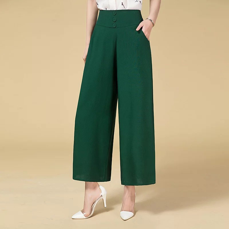 high waist square pants