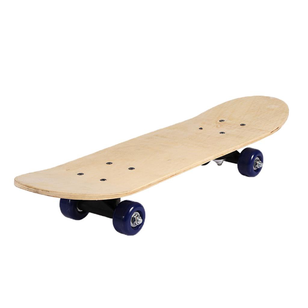 Blank Complete Skateboard Duble Kick Deck Concave Skateboards Longboard DIY 