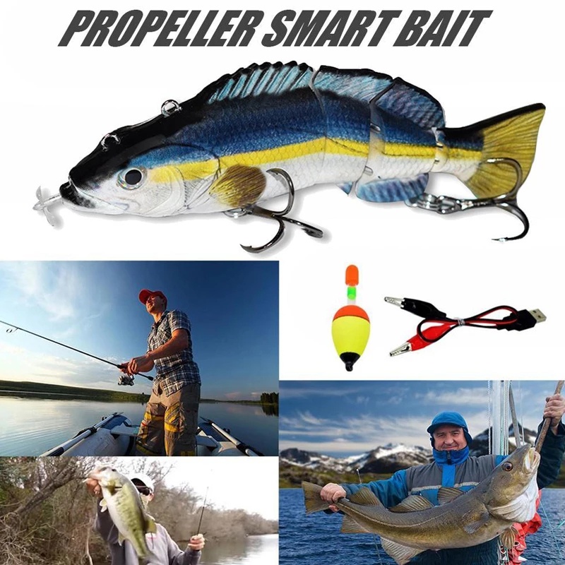 Electronic Fish Smart Bait Electronic Robot Fish Bait Fishing Bionic