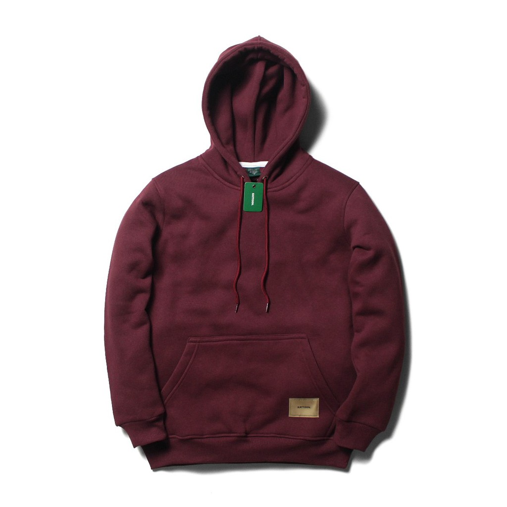 burgundy color hoodie