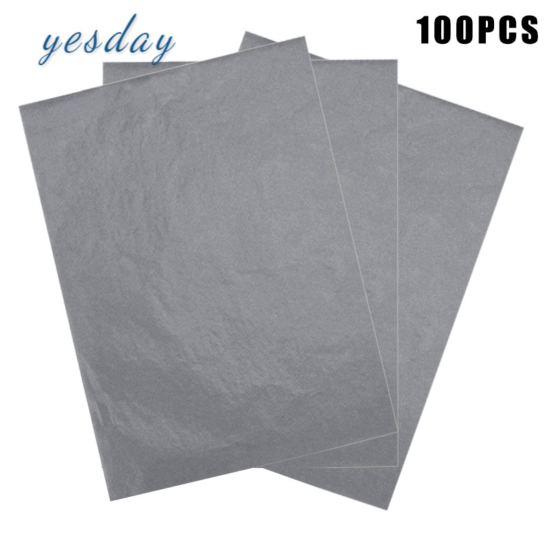 YD 100 Pcs Carbon Paper Transfer Copy Sheets Graphite Tracing A4 for Wood Canvas Art