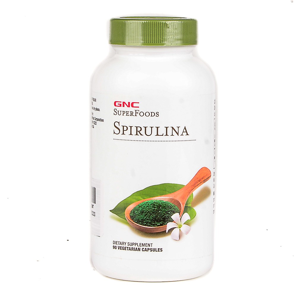 GNC Superfoods Spirulina 90 Vegetarian Capsules Shopee Philippines