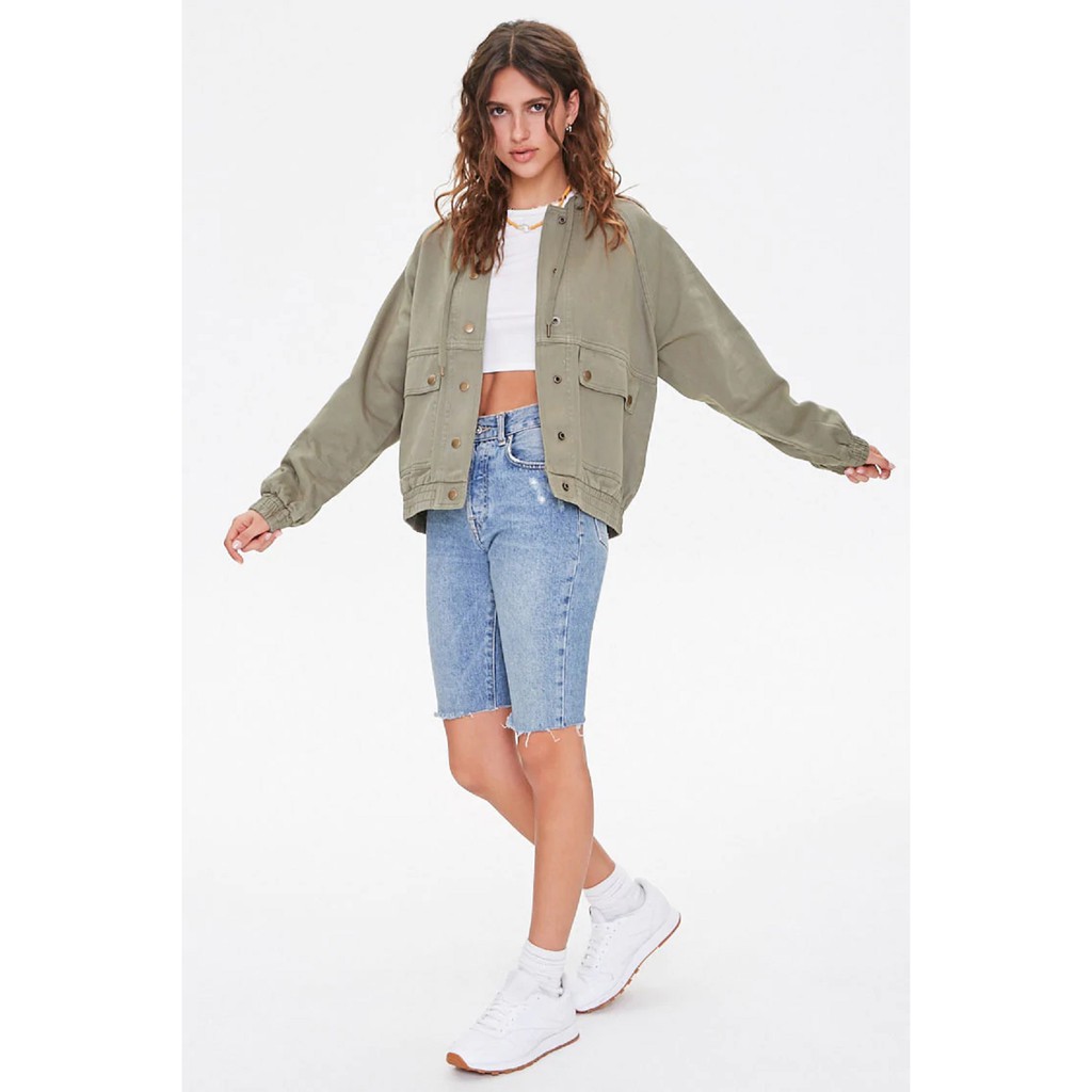 colorblock denim jacket forever 21